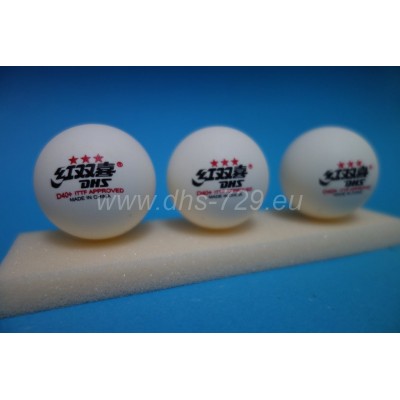DHS D40+ 3*** - balles en plastique pour tennis de table